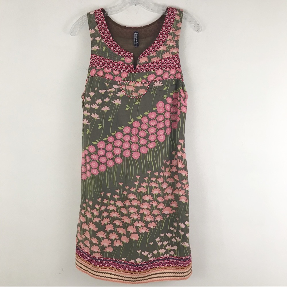 FREE PEOPLE racer back floral shift dress 4